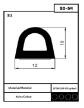 uszczelka samoprzylepna 12x10mm, uszczelka samoprzylepna biała, uszczelka typ D 12x10, uszczelka do okien i drzwi, uszczelka EPDM biała, uszczelka drzwiowa samoprzylepna, uszczelka okienna samoprzylepna