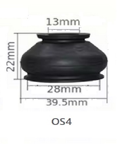 Osłona gumowa sworznia do wahacza 13X28x22mm